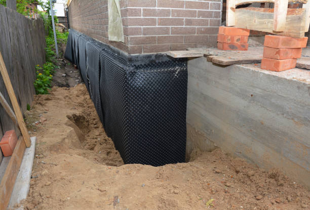 SJ Waterproofing Pros technician performing targeted Foundation Crack Repair assessment in Sayreville, NJ